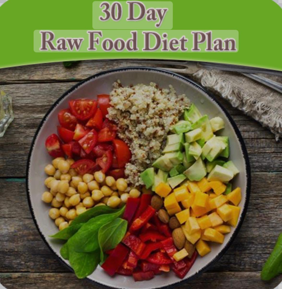 30-day raw food diet for weight loss