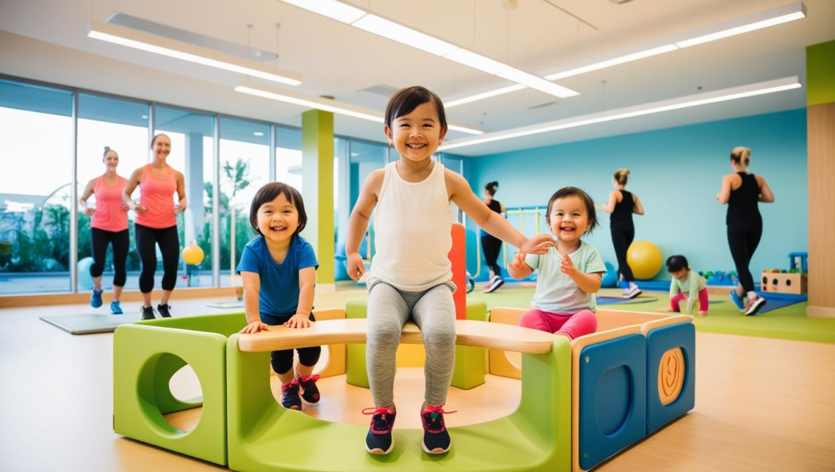 fitness center with childcare